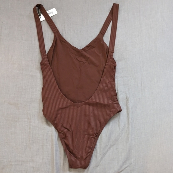 Vitamin A Leah One Piece Swimsuit Vintage Brown - Picture 2 of 5